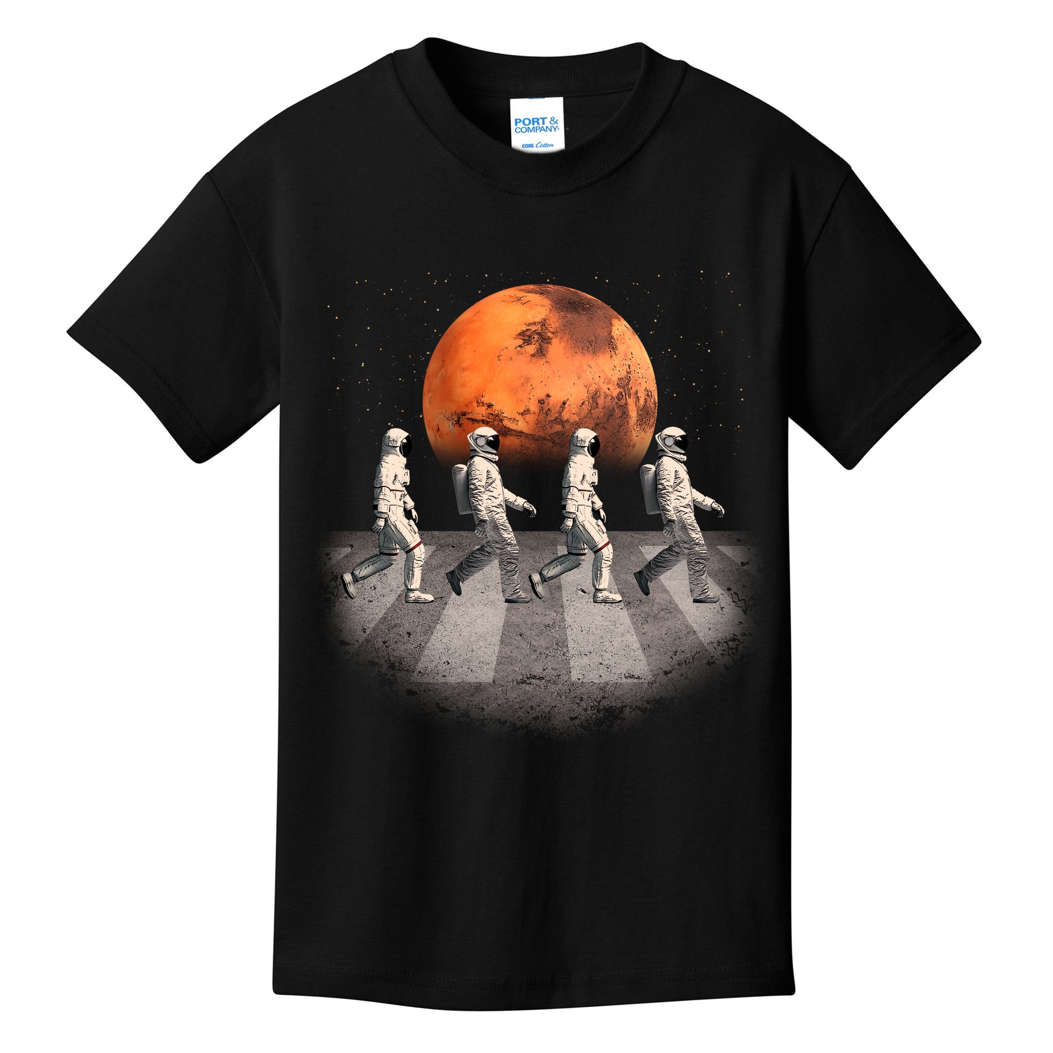 Astronauts Occupy Mars Crosswalk Kids T-Shirt