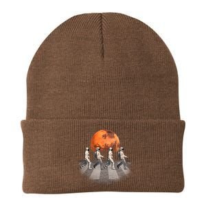 Astronauts Occupy Mars Crosswalk Knit Cap Winter Beanie