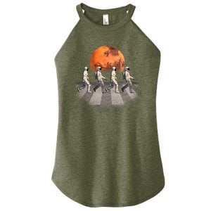 Astronauts Occupy Mars Crosswalk Women’s Perfect Tri Rocker Tank