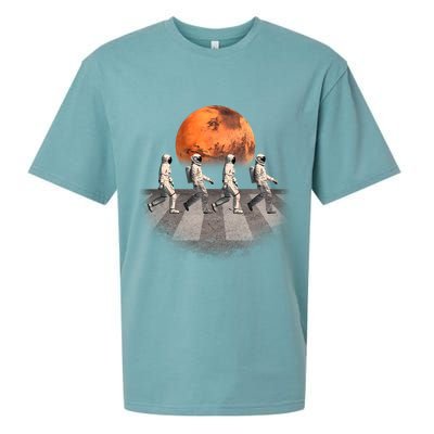 Astronauts Occupy Mars Crosswalk Sueded Cloud Jersey T-Shirt