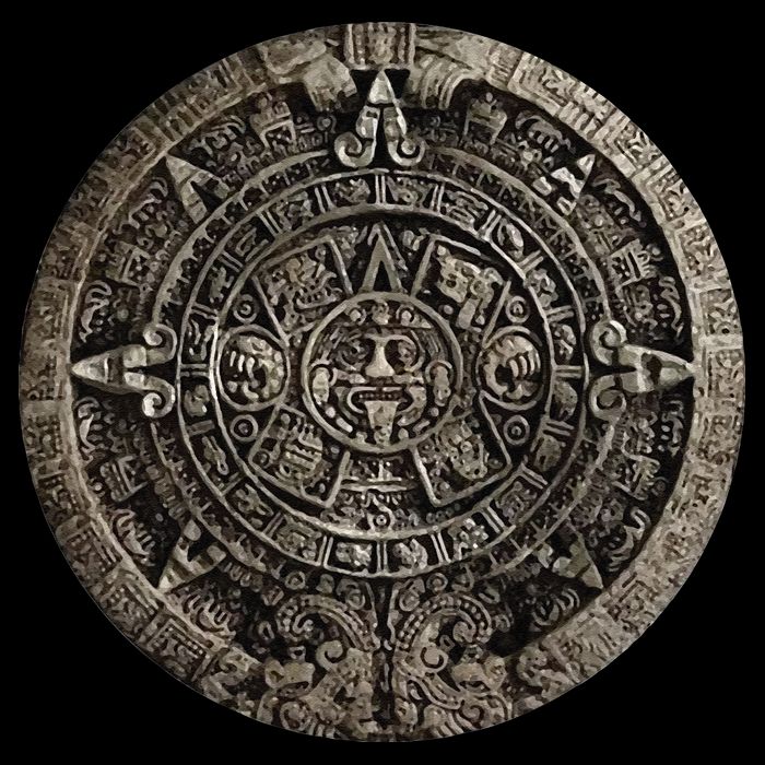 Aztec Or Mayan Calendar Maya Men Women Kids Drawstring Bag