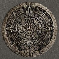 Aztec Or Mayan Calendar Maya Men Women Kids Cotton Canvas Backpack
