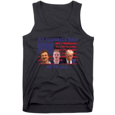 All Of My Favorite Go To Jail Groovey Retro 70s Tank Top