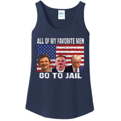 All Of My Favorite Go To Jail Funny Sayings Ladies Essential Tank