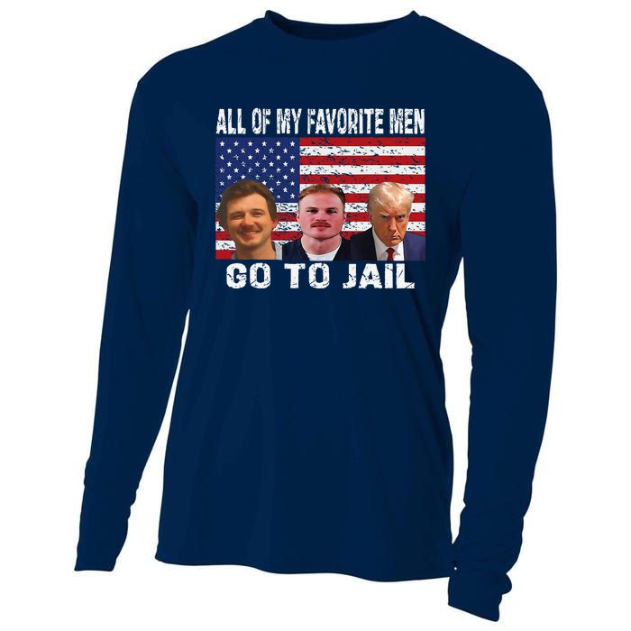 All Of My Favorite Go To Jail Funny Sayings Cooling Performance Long Sleeve Crew