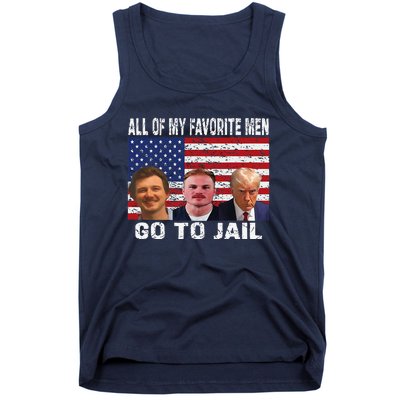 All Of My Favorite Go To Jail Funny Sayings Tank Top