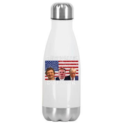 All Of My Favorite Go To Jail Funny Sayings Stainless Steel Insulated Water Bottle