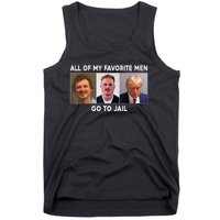 All Of My Favorite Go To Jail Retro Tank Top