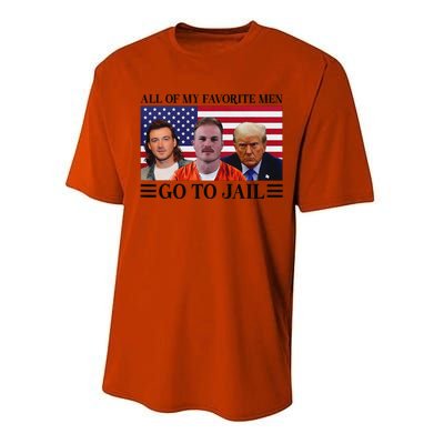 All Of My Favorite Go To Jail Trump Performance Sprint T-Shirt