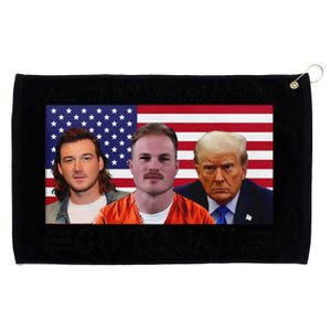 All Of My Favorite Go To Jail Trump Grommeted Golf Towel