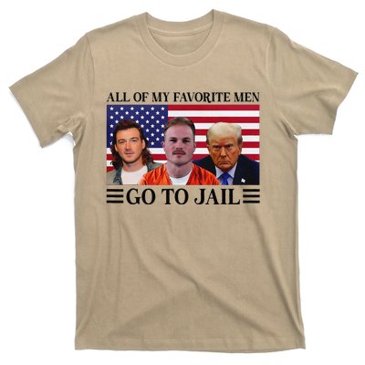 All Of My Favorite Go To Jail Trump T-Shirt