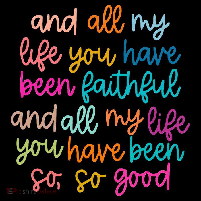 All Of My Life You Have Been Faithful Goodness Of God Drawstring Bag