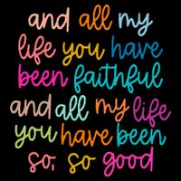 All Of My Life You Have Been Faithful Goodness Of God Zip Tote Bag