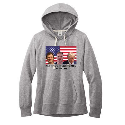 All Of My Favorite Go To Jail Women's Fleece Hoodie