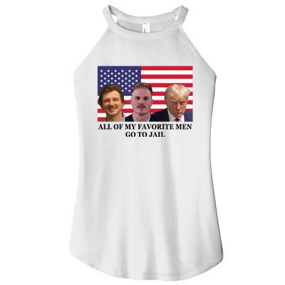 All Of My Favorite Go To Jail Women’s Perfect Tri Rocker Tank