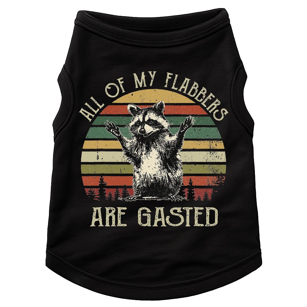 All Of My Flabbers Are Gasted Raccoon Doggie Tank