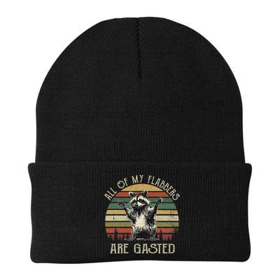 All Of My Flabbers Are Gasted Raccoon Beanie