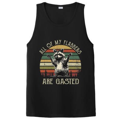 All Of My Flabbers Are Gasted Raccoon PosiCharge Competitor Tank