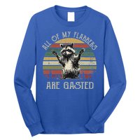 All Of My Flabbers Are Gasted Raccoon Long Sleeve Shirt