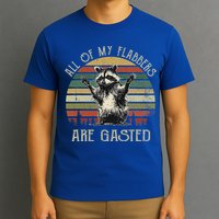 All Of My Flabbers Are Gasted Raccoon T-Shirt