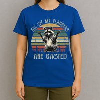 All Of My Flabbers Are Gasted Raccoon T-Shirt