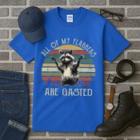 All Of My Flabbers Are Gasted Raccoon Tall T-Shirt