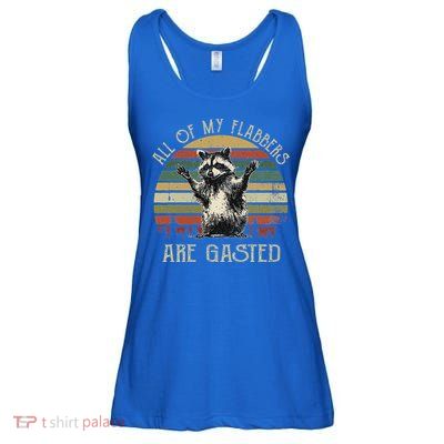 All Of My Flabbers Are Gasted Raccoon Ladies Essential Flowy Tank
