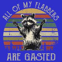 All Of My Flabbers Are Gasted Raccoon Mesh Reversible Basketball Jersey Tank