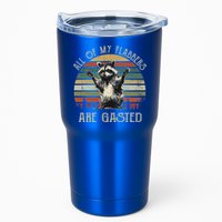 All Of My Flabbers Are Gasted Raccoon Tumbler