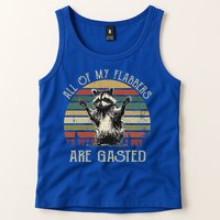 All Of My Flabbers Are Gasted Raccoon Tank Top
