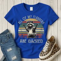 All Of My Flabbers Are Gasted Raccoon Womens T-Shirt