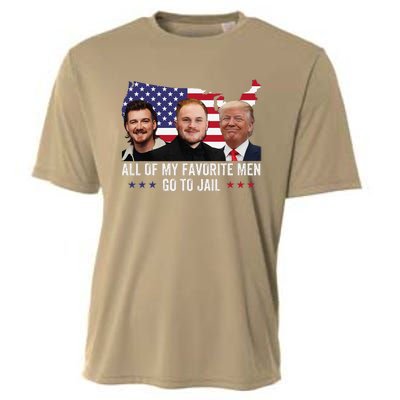 All Of My Favorite Go To Jail Funny Trump 2024 Cooling Performance Crew T-Shirt