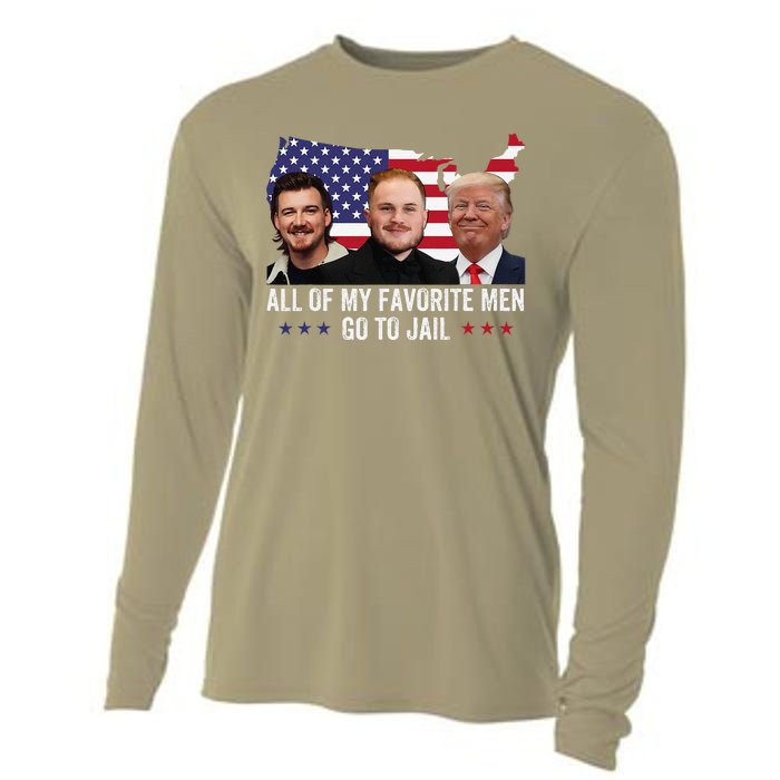 All Of My Favorite Go To Jail Funny Trump 2024 Cooling Performance Long Sleeve Crew