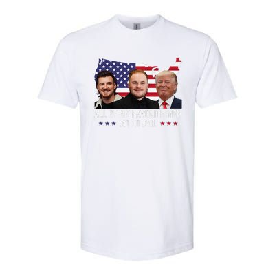 All Of My Favorite Go To Jail Funny Trump 2024 Softstyle CVC T-Shirt