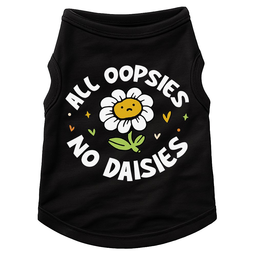 All Oopsies No Daisies Doggie Tank