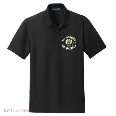 All Oopsies No Daisies Dry Zone Grid Polo
