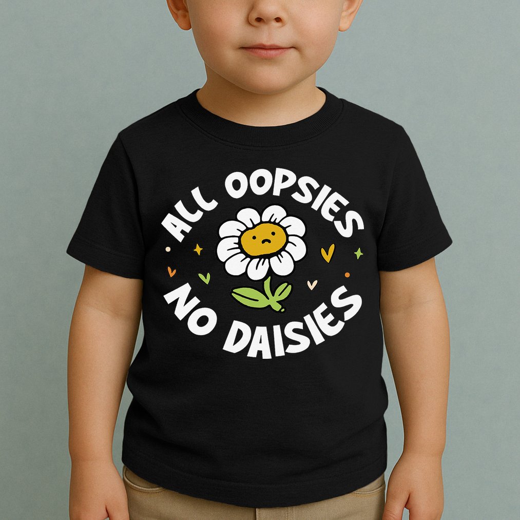All Oopsies No Daisies Toddler T-Shirt