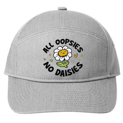 All Oopsies No Daisies 7-Panel Snapback Hat