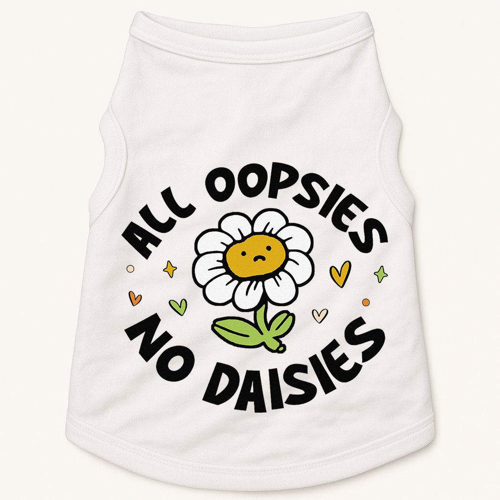 All Oopsies No Daisies Doggie Tank