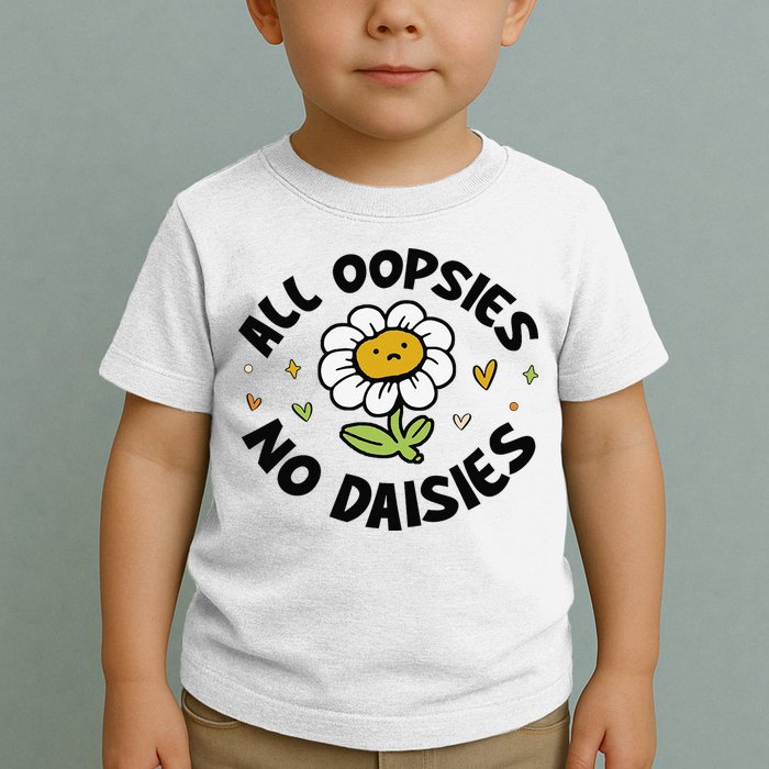 All Oopsies No Daisies Toddler T-Shirt
