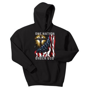 America One Nation Under God Kids Hoodie