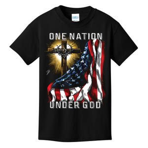 America One Nation Under God Kids T-Shirt