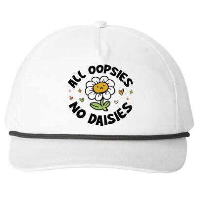 All Oopsies No Daisies Snapback Five-Panel Rope Hat