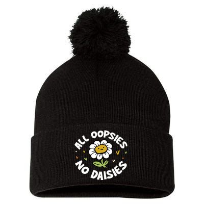 All Oopsies No Daisies Pom Pom 12in Knit Beanie