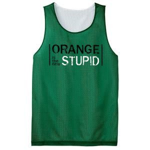 Antitrump Orange New Stupid Mesh Reversible Basketball Jersey Tank