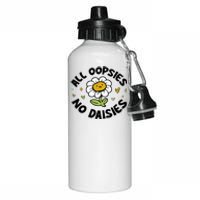 All Oopsies No Daisies Aluminum Water Bottle