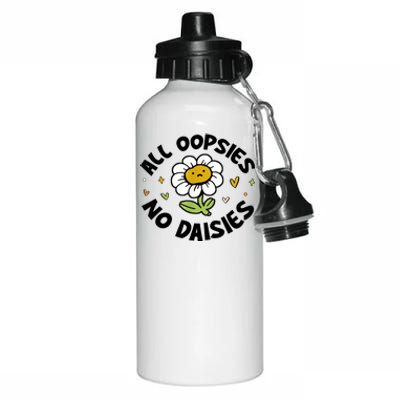 All Oopsies No Daisies Aluminum Water Bottle