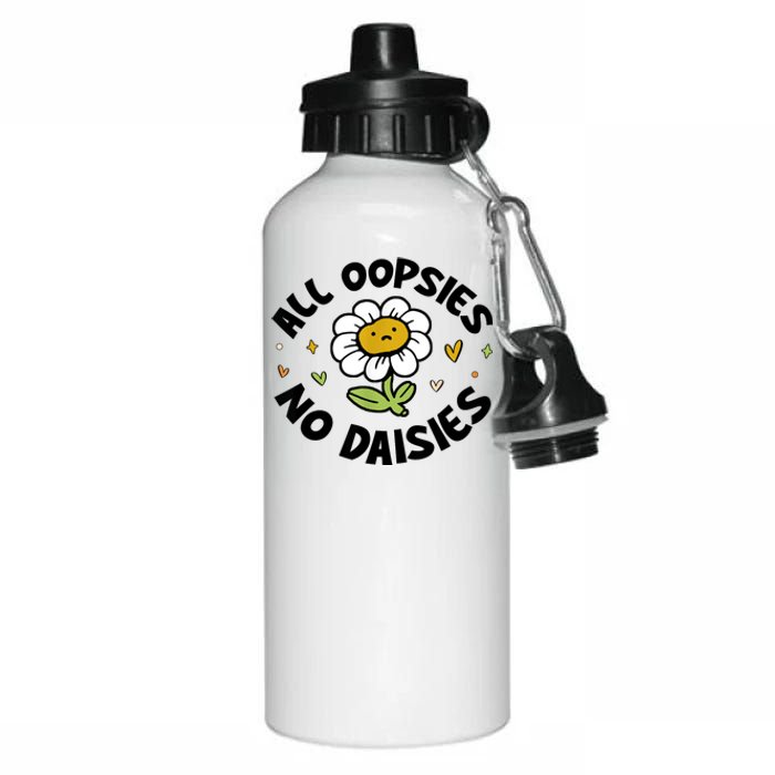 All Oopsies No Daisies Aluminum Water Bottle