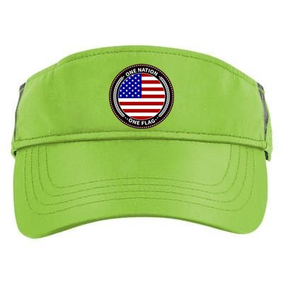 America One Nation One Flag Adult Drive Performance Visor