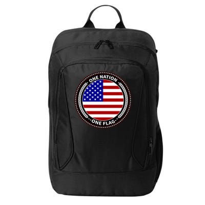 America One Nation One Flag City Backpack